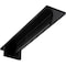 Ekena Millwork Heaton Hidden Support Steel Bracket w/ 10" Support Depth, Powder Coated Black 3"W x 14"D x 2"H BKTM03X14X02HEPBL - alternate 1